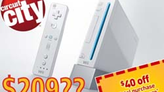 Dealzmodo: You. Wii. Circuit City. $209